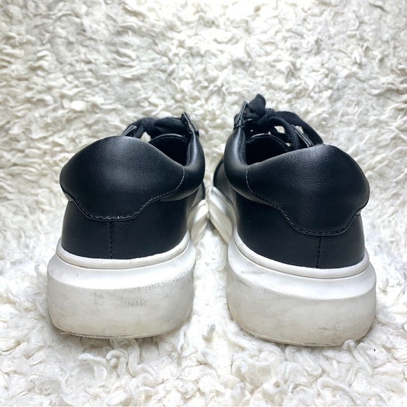 Oversized Platform Lace Up Chunky Low Top Sneakers - Picture 7 of 9